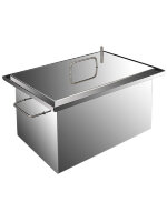 Горизонтальная коптильня 45*25*25 см, Добрый жар