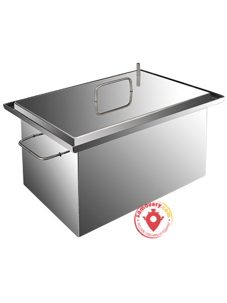 Горизонтальная коптильня 50*20*20 см, Добрый жар