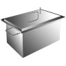 Коптильня горячего копчения горизонтальная Добрый Жар 50*30*30 см