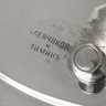 Антикварный самовар на дровах 10 литров никелированный форма "цилиндр с вислыми ручками" фабрика Аленчиков и Зимин